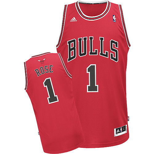 Camiseta Rose #1 Chicago Bulls Rojo - Haga un click en la imagen para cerrar